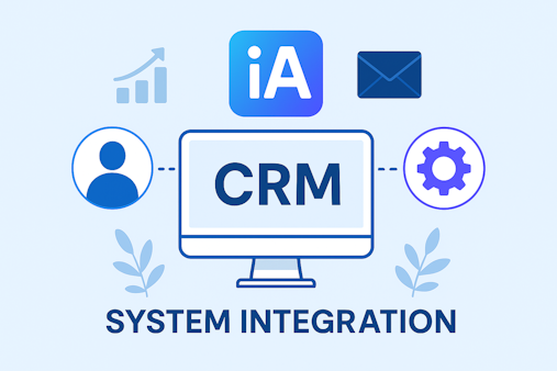 CRM system integration illustration